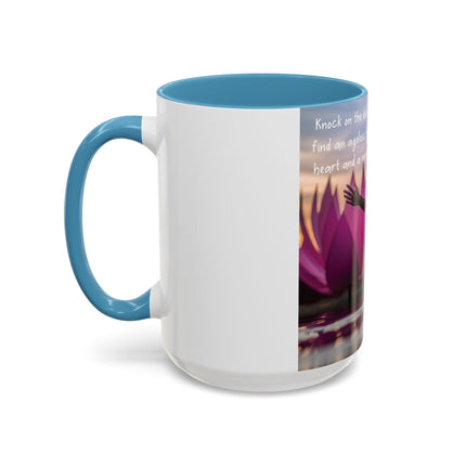 Ageless Hippie Soul Mug | 15oz Accent Cup with Peaceful Watercolor