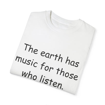 Shakespeare Quote Tee – Unisex Garment-Dyed Literary Shirt