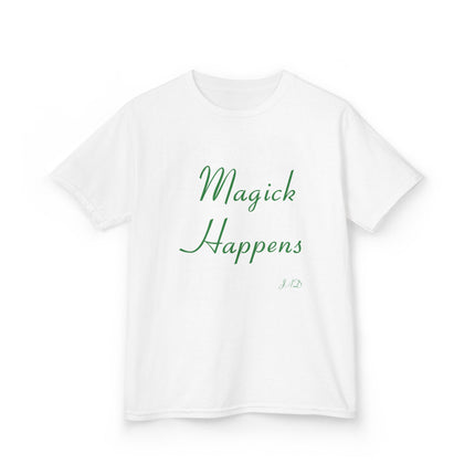 Magick Happens Kids Tee – Cotton T-Shirt for Creative Dreamers