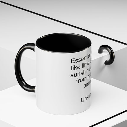 Essential Oils Quote Coffee Mug — “Essential oils are like little drops of sunshine...”