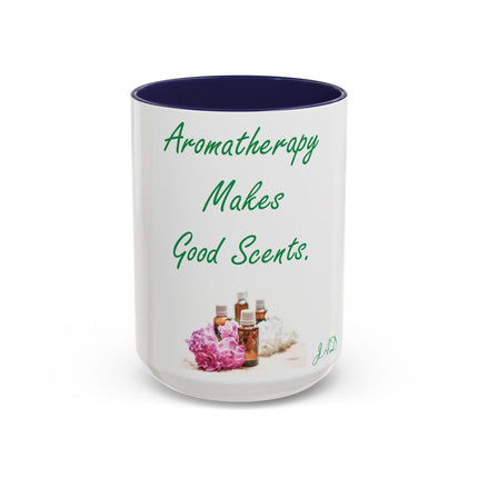 Aromatherapy Accent Mug – “Makes Good Scents” Design, 15oz