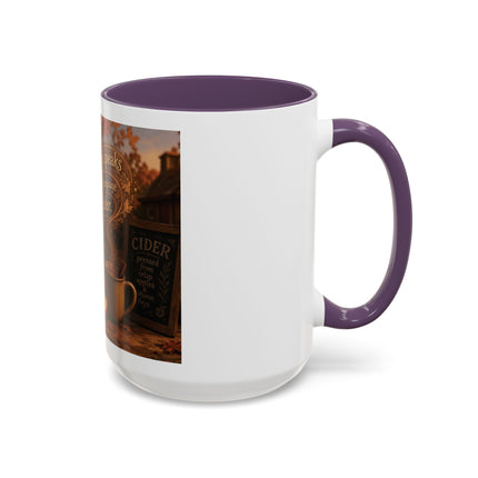 Autumn Speaks Coffee Mug — Fall Cider Rustic Accent Mug
