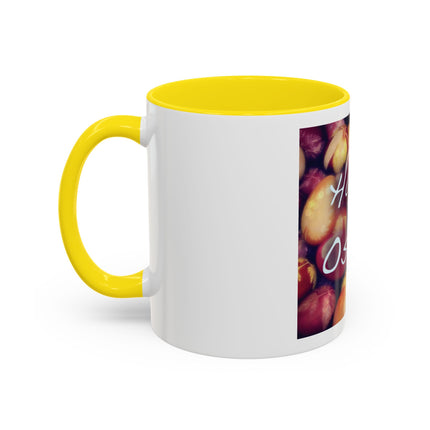 Ostara Coffee Mug – "Happy Ostara" Accent Easter Spring Floral Mug (11/15oz)