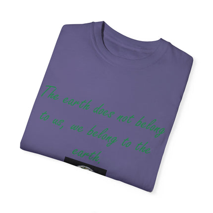 Eco-Friendly T-Shirt – “We Belong to the Earth” Design