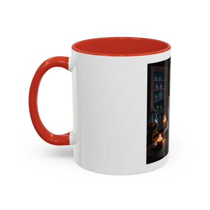 Moonlit Witch Cats Coffee Mug — Gothic Cat Magic Tea Cup (11/15oz)