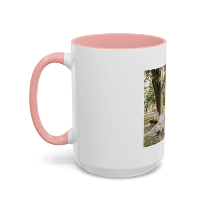 Inspirational Photo Accent Coffee Mug — “Don’t regret growing older. It is a privilege denied to many.”