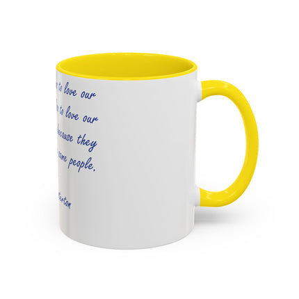 Chesterton Quote Mug – 11oz Accent Cup for Literary Peacemakers