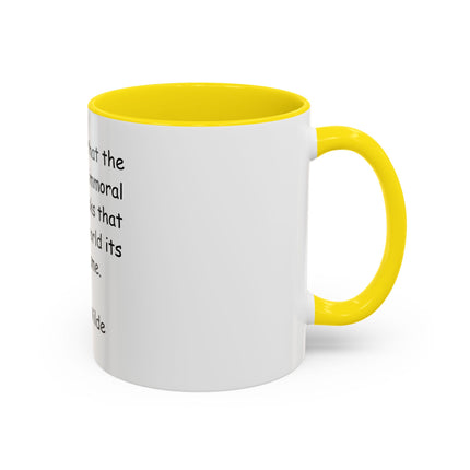 Oscar Wilde Quote Coffee Mug — Literary Quote Accent Mug (11/15oz)