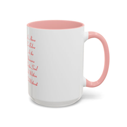 Witchy Forest Coffee Mug — 'As Above So Below' Spiritual Pagan Tea Cup (11/15oz)