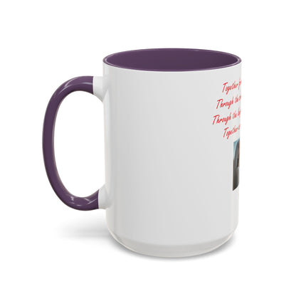 Accent Coffee Mug — 'Together Forever' Romantic Photo Mug (11/15oz)