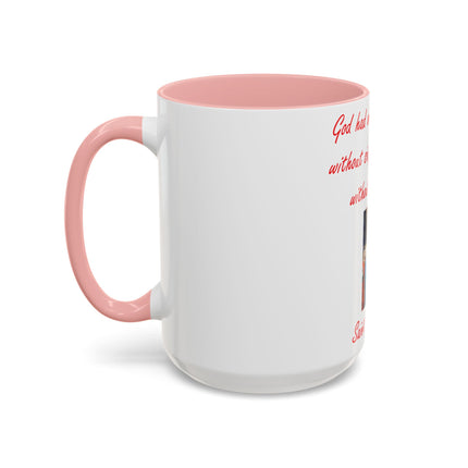 Saint Augustine Quote Mug – Ceramic Accent Cup on Suffering (15oz)