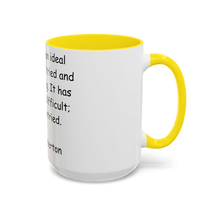 Chesterton Quote Mug - Inspirational Ceramic, 15oz