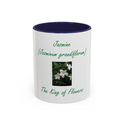 Jasmine Mug – "The King of Flowers" Botanical Coffee Cup (11/15oz)
