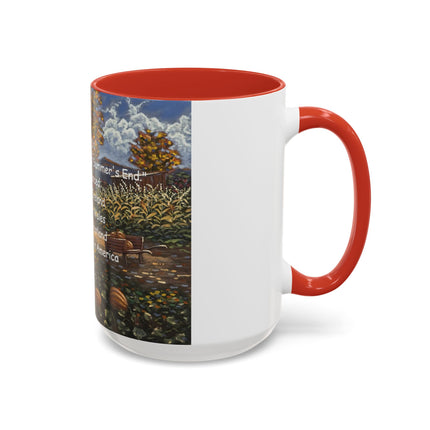 Samhain Accent Mug – 15oz Ceramic Cup with Pumpkin Spice Wit