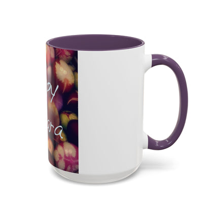 Ostara Celebration Mug – 15oz Accent Cup with Colored Egg Design