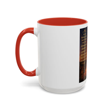Mug — Pagan Bonfire Coffee Mug with Inspirational Beltane Quote