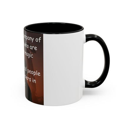 Believers of Happy Moments Mug – 11oz Accent Cup with Magic Quote