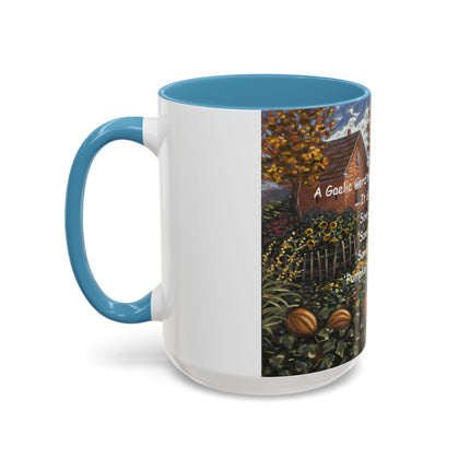 Samhain Accent Mug – 15oz Ceramic Cup with Pumpkin Spice Wit