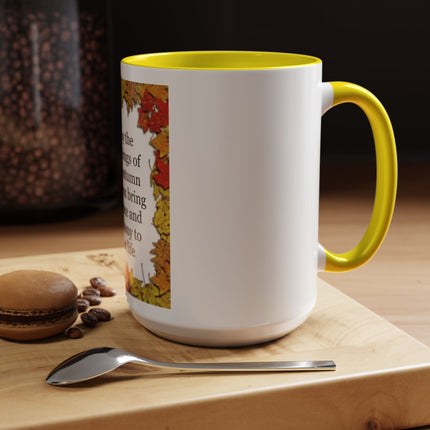 Autumn Equinox Coffee Mug – "May the blessings of the autumn equinox bring balance and harmony to your life"