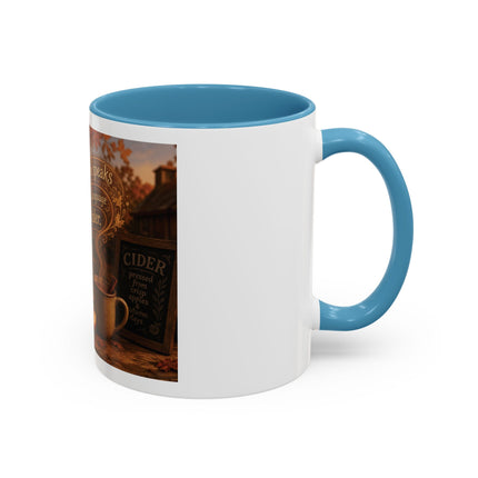 Autumn Speaks Coffee Mug — Fall Cider Rustic Accent Mug
