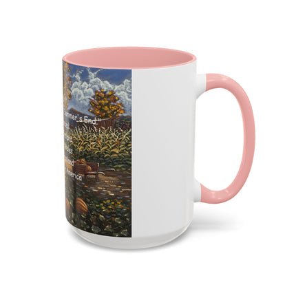 Samhain Accent Mug – 15oz Ceramic Cup with Pumpkin Spice Wit