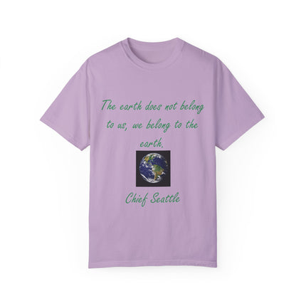 Eco-Friendly T-Shirt – “We Belong to the Earth” Design