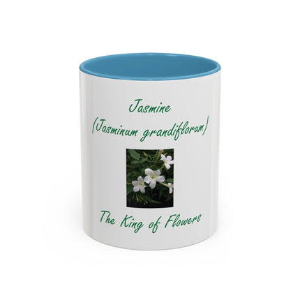 Jasmine Mug – "The King of Flowers" Botanical Coffee Cup (11/15oz)