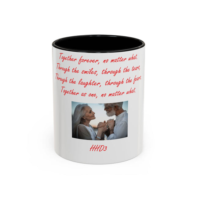 Accent Coffee Mug – “Together Forever” – Romantic Gift – 11oz
