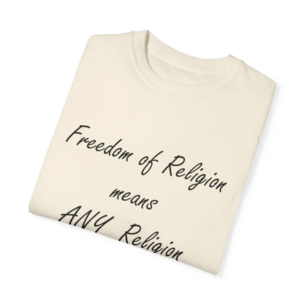 Freedom of Religion Tee – Unisex Statement Shirt for All Beliefs
