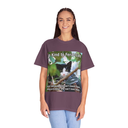 Be Kind to Feral Cats T-Shirt — Feral Cat Rescue Awareness Tee
