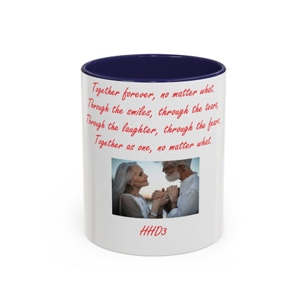 Accent Coffee Mug – “Together Forever” – Romantic Gift – 11oz