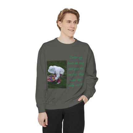 Parenting Humor Sweatshirt – Easter Egg Hunt Edition