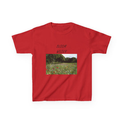 Kids Bloom Wildly Tee – Nature-Inspired Graphic Shirt for Spring Fun