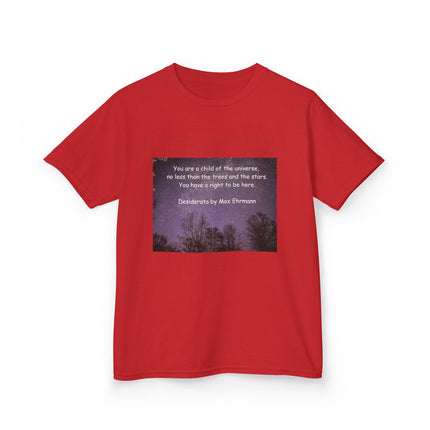 Kids Tee – “Child of the Universe” Quote – Heavy Cotton™