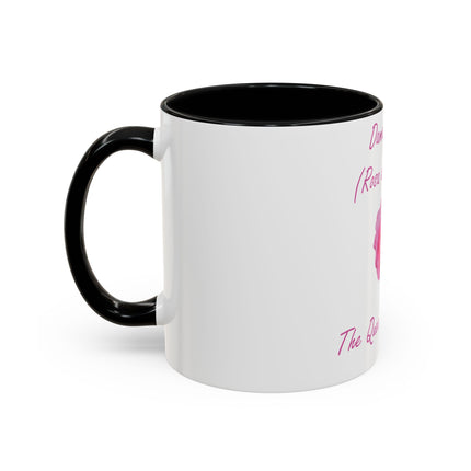 Damask Rose Accent Coffee Mug - The Queen of Flowers 11oz