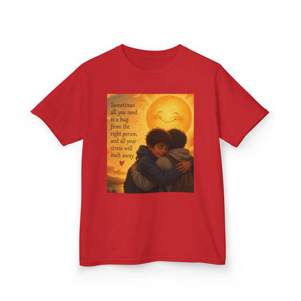Kids Hug Tee — "Sometimes all you need is a hug" Heartwarming Children's T‑Shirt