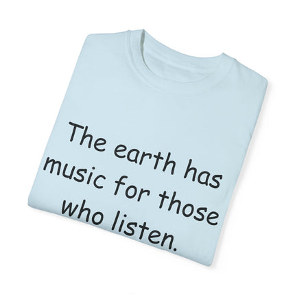 Shakespeare Quote Tee – Unisex Garment-Dyed Literary Shirt