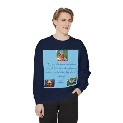 Inspiration Sweatshirt - Uplift Others with Rumi Quote