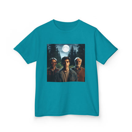 Kids' Graphic Tee – Moonlight Adventure Design