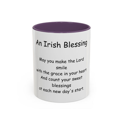 Irish Blessing Coffee Mug — "An Irish Blessing" Inspirational Religious Mug (11/15oz)