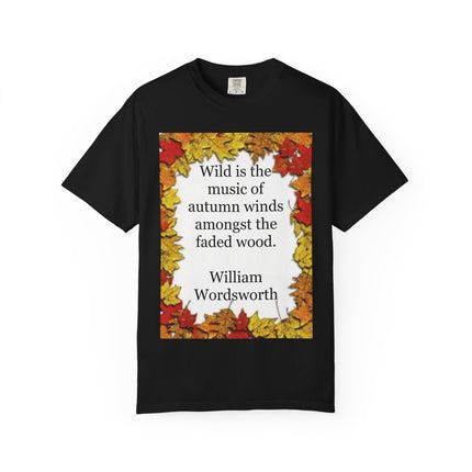 Wordsworth Autumn Quote T-Shirt