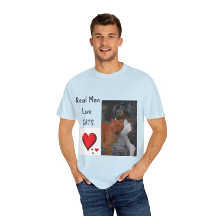 Real Men Love Cats Unisex T-Shirt – Cute Cat Lover Tee
