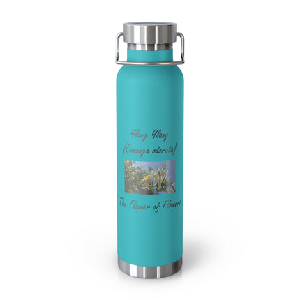 Ylang Ylang Floral Insulated Bottle - 22oz Copper Functional Style