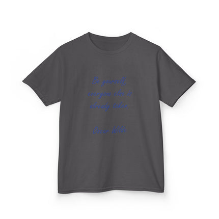 Kids Quote Tee – “Be Yourself, Everyone Else Is Already Taken”