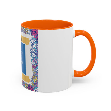 Happy Hanukkah Mug – 11oz Accent Ceramic Cup for Festive Joy