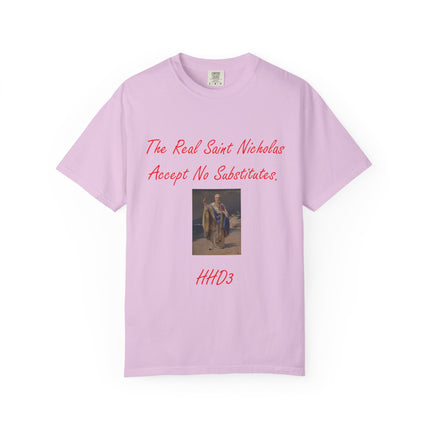Unisex Garment-Dyed T-shirt - The Real Saint Nicholas Design