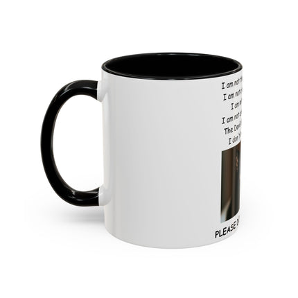 Black Cat Quote Mug – Accent Coffee Cup – 11oz Ceramic