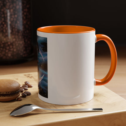 Moonlit Cat Coffee Mug — Whimsical Night Sky Art for Cat Lovers (11/15oz)