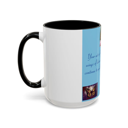 Butterfly Coffee Mug – Rumi Quote – 15oz Ceramic Drinkware