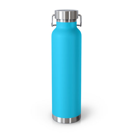 22oz Copper Vacuum Bottle — "Cacao doesn’t wake me up, it brings me home" Warm Rustic Coffee Thermos